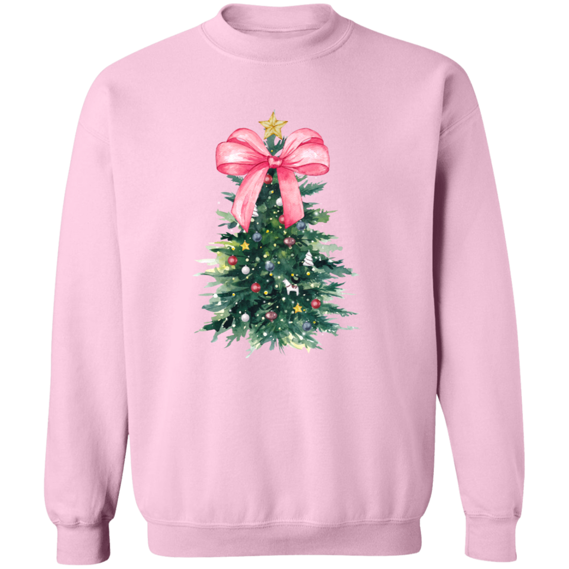 Pink Christmas Tree Bow shirt/sweatshirt