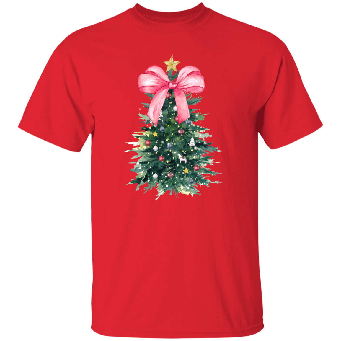 Pink Christmas Tree Bow shirt/sweatshirt