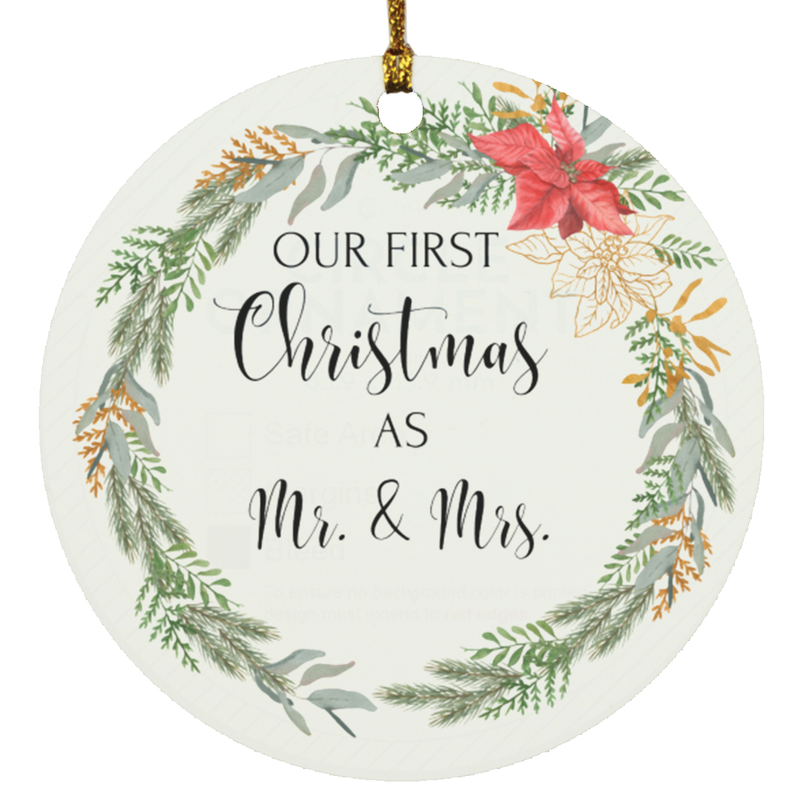 Christmas Circle Ornament