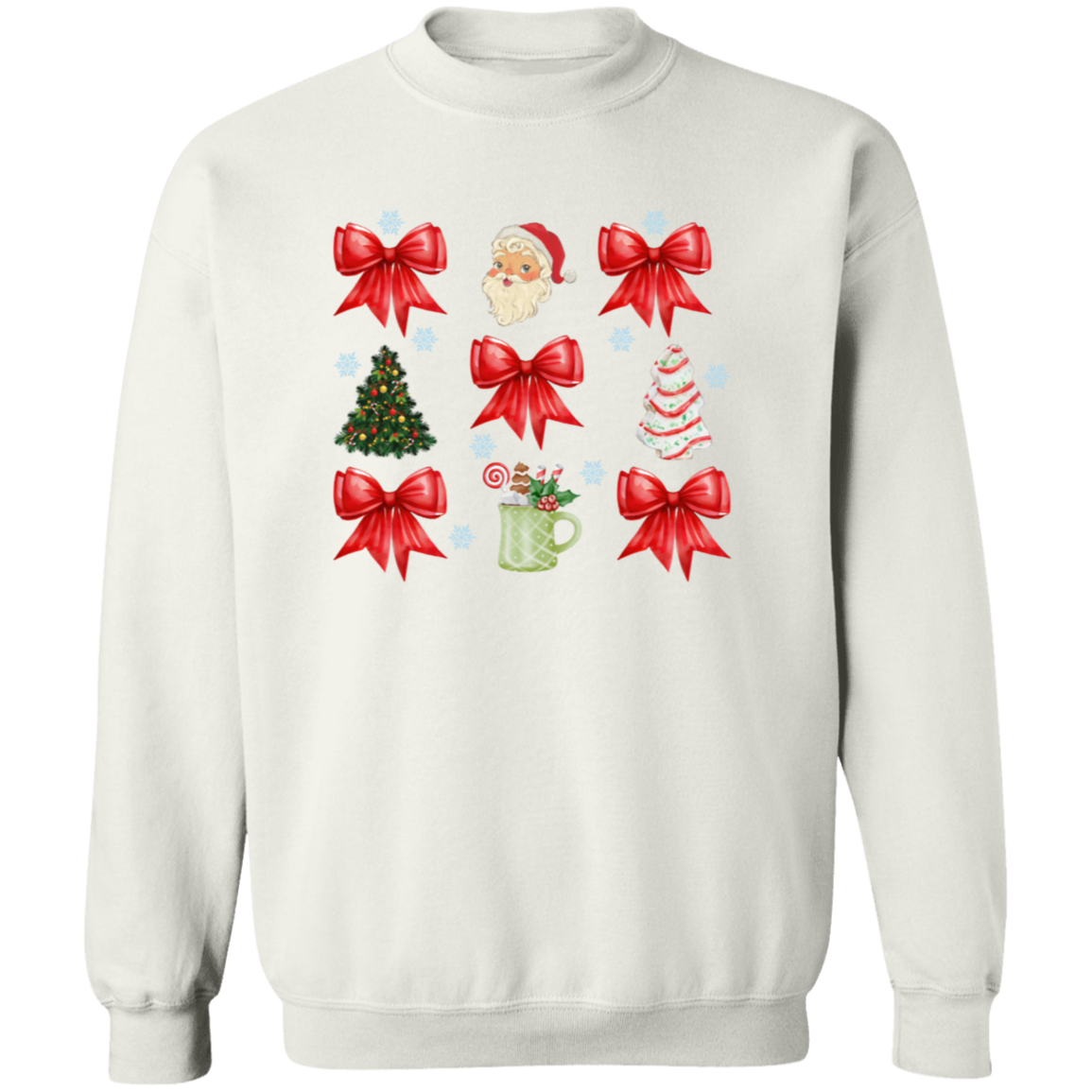 Christmas Coquette bow T-shirt and Sweatshirt
