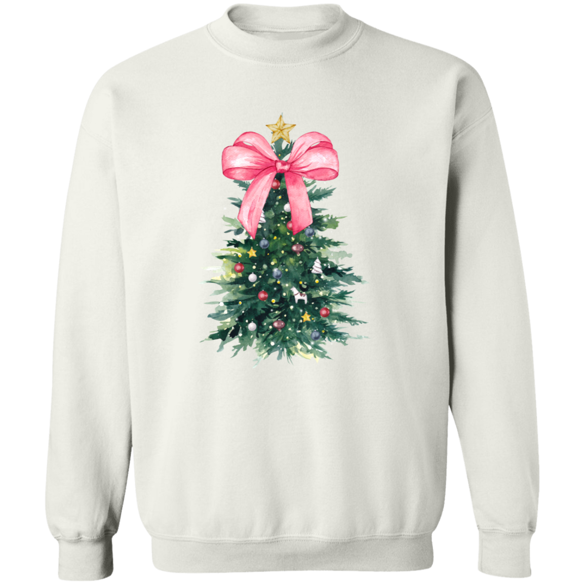 Pink Christmas Tree Bow shirt/sweatshirt