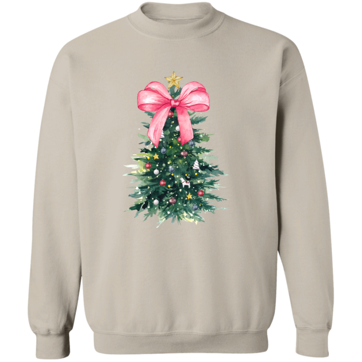 Pink Christmas Tree Bow shirt/sweatshirt