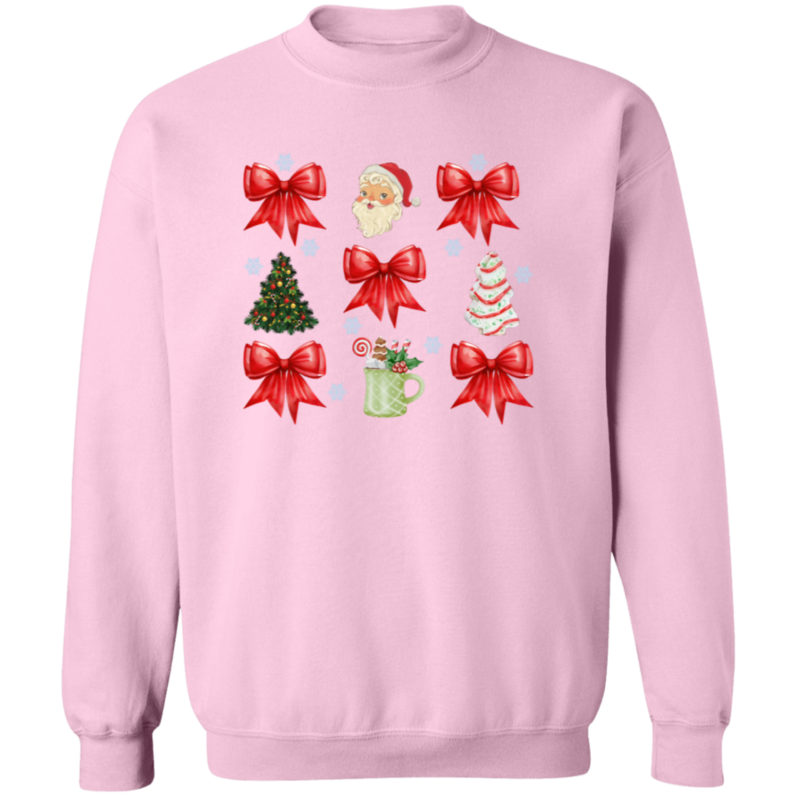 Christmas Coquette bow T-shirt and Sweatshirt