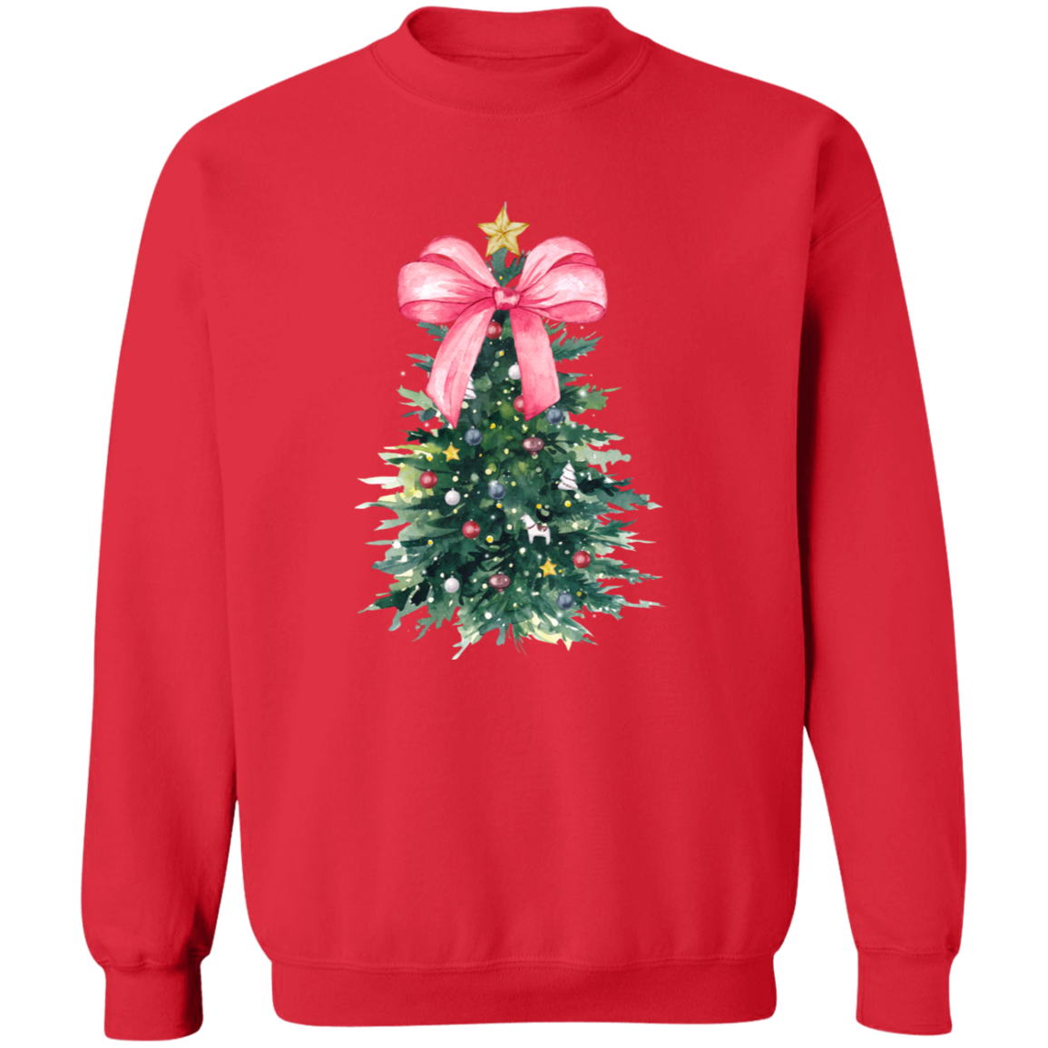Pink Christmas Tree Bow shirt/sweatshirt