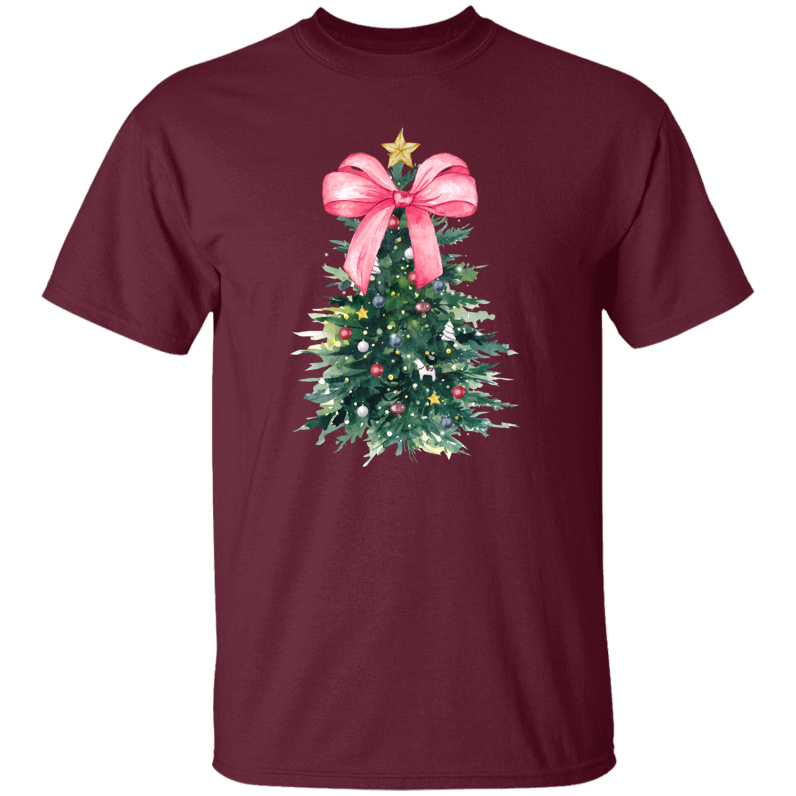 Pink Christmas Tree Bow shirt/sweatshirt