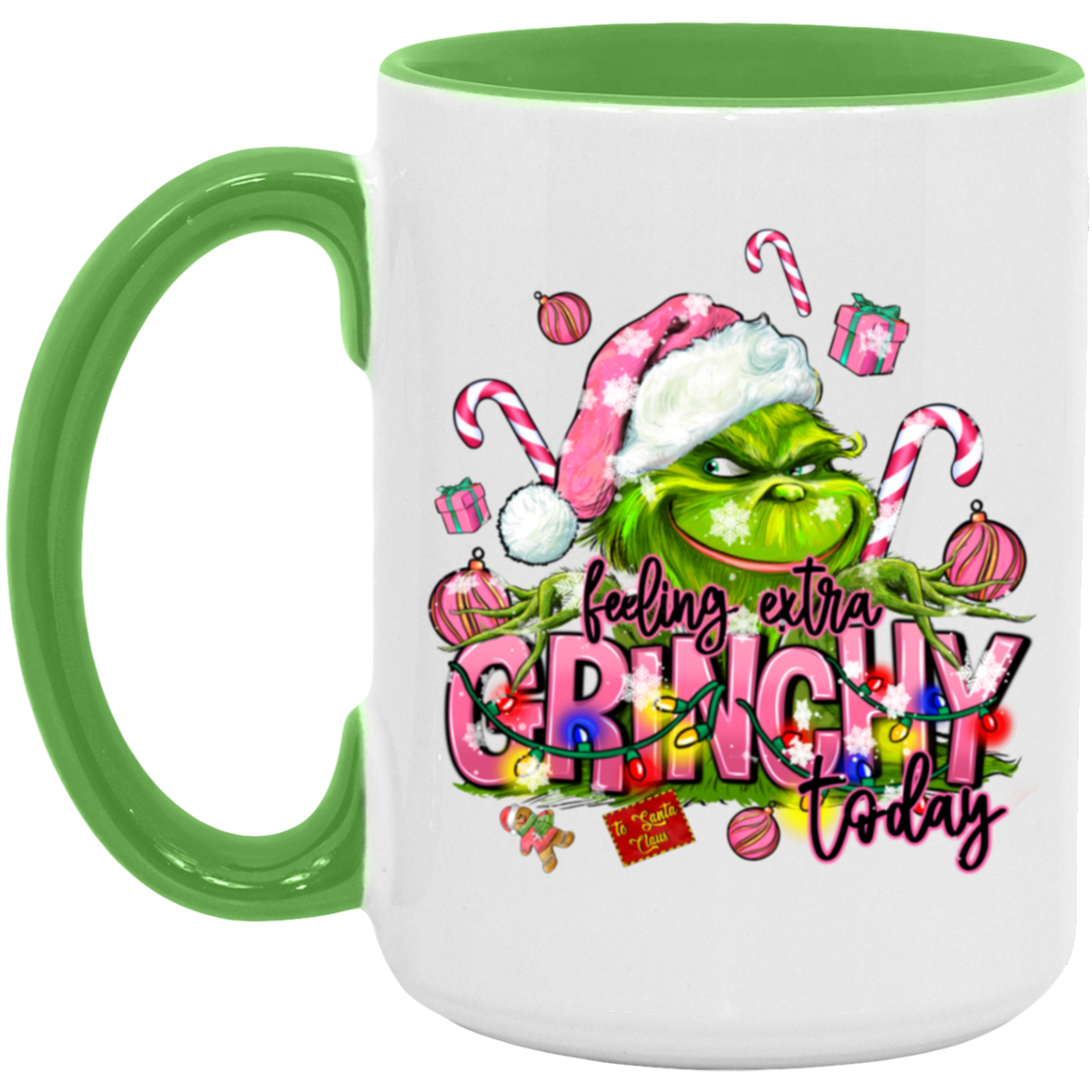 Feeling grinchy 15oz Accent Mug