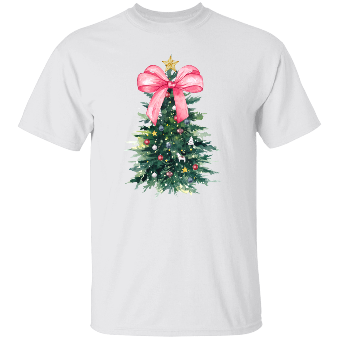 Pink Christmas Tree Bow shirt/sweatshirt